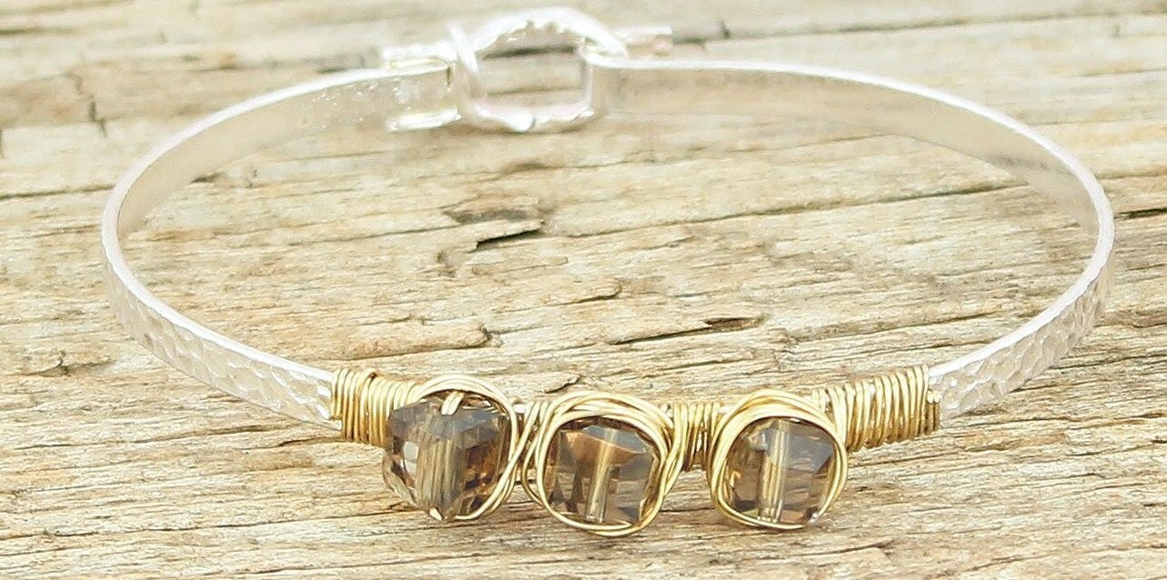Black Diamond Crystal Bangle Black Diamond Crystal Bangle