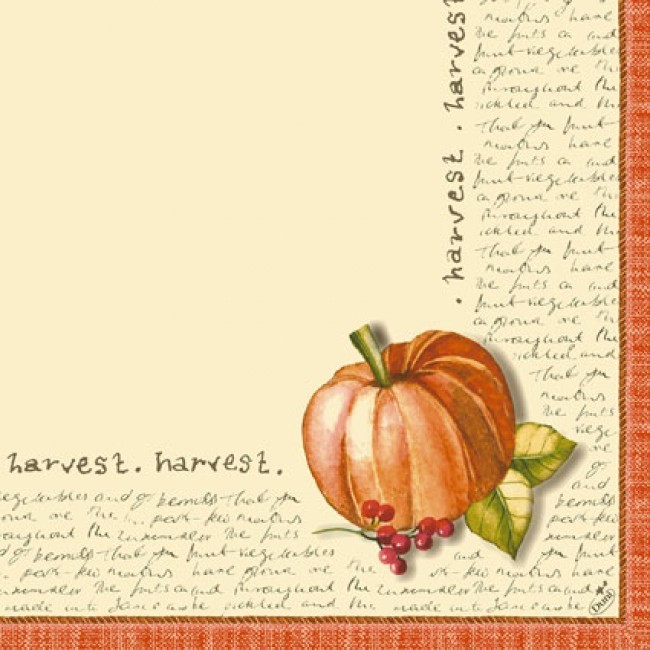 Dunilin servetten pumpkin 40 x 40cm 50st Dunilin servetten pumpkin 40 x 40cm 50st