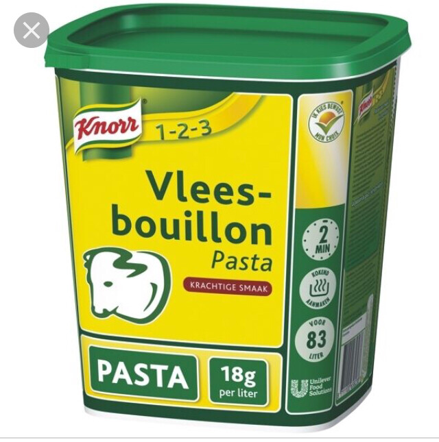 Vleesbouillon pasta 1,5kg Knorr Vleesbouillon pasta 1,5kg Knorr
