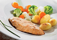 Gebakken kipfilet +/-100gr 2kg /zak Gebakken kipfilet +/-100gr 2kg /zak