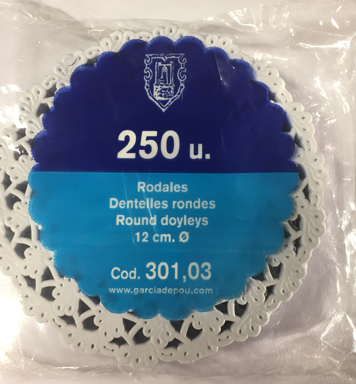 Kantje rond 12cm 250st Kantje rond 12cm 250st