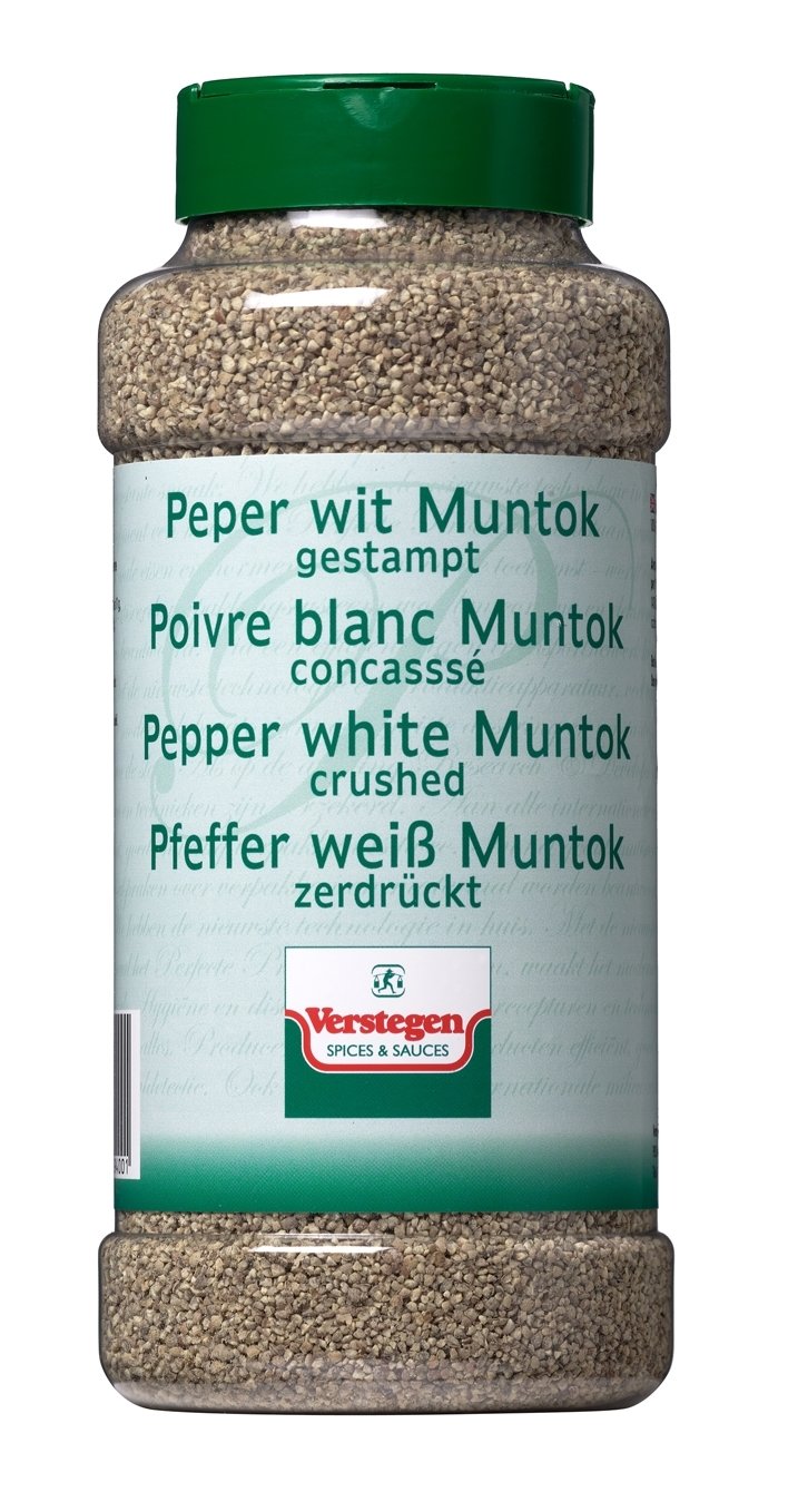 Peper wit gestampt verstegen 625 gr Peper wit gestampt verstegen 625 gr