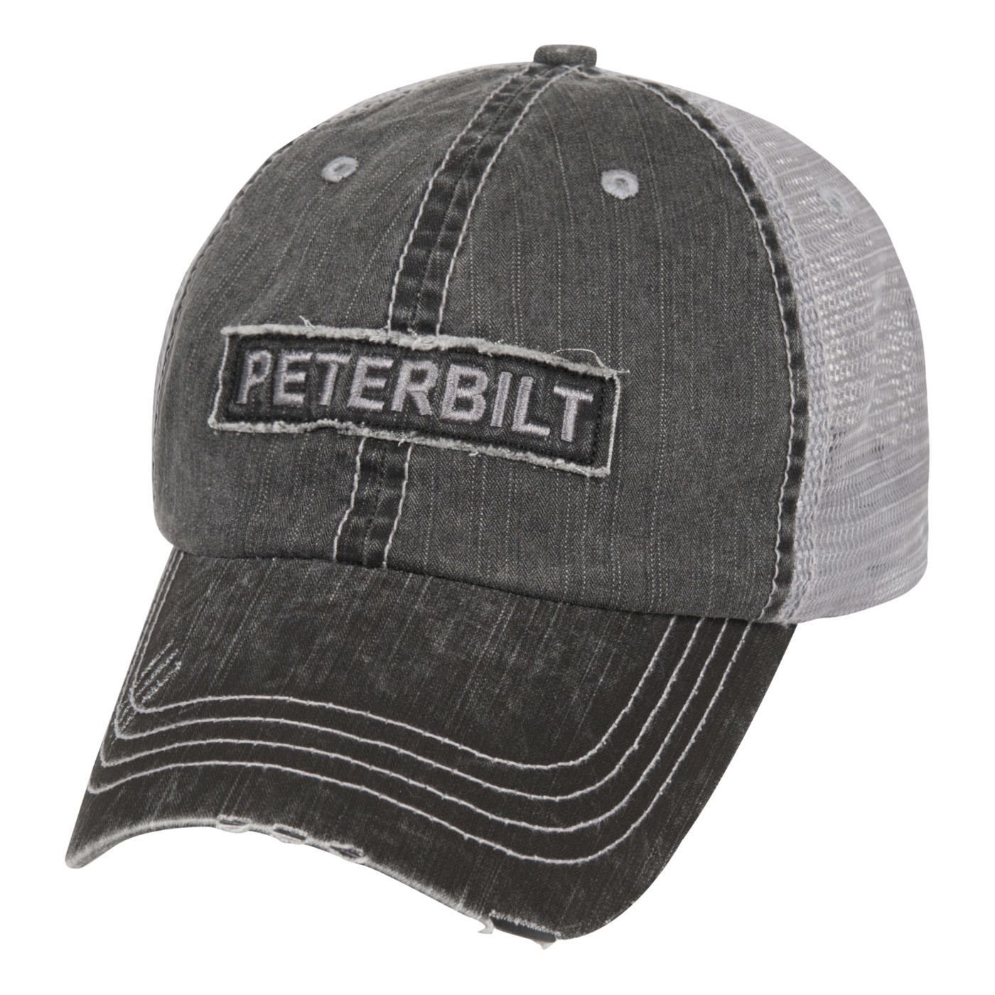 Peterbilt Raw Edge Patch Cap | Hats | Truck Chrome Parts for your Big Rig