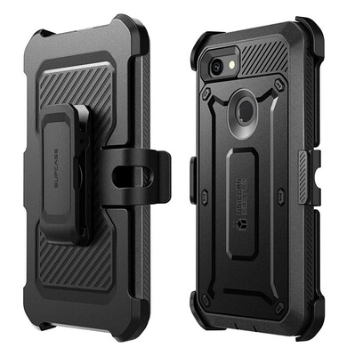 Case Google Pixel 3A XL c/ Mica Integrada c/ Clip Correa Funda 360° Case Google Pixel 3A XL c/ Mica Integrada c/ Clip Correa Funda 360°