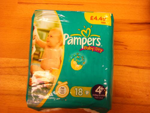 Pampers Baby Dry sz4 pm?3.49 20pk (4015400388494)
