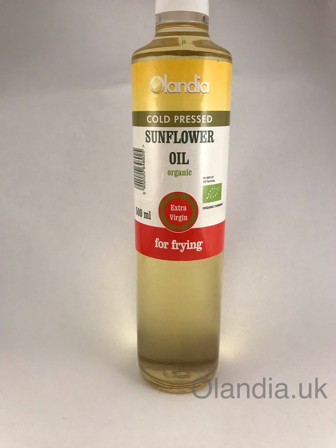 Organic Cold pressed Sunflower Oil 500ml
