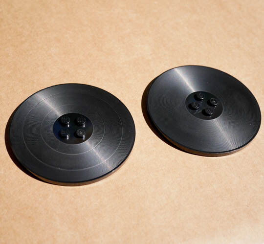 2 x Custom Grooved Discs 2 x Custom Grooved Discs