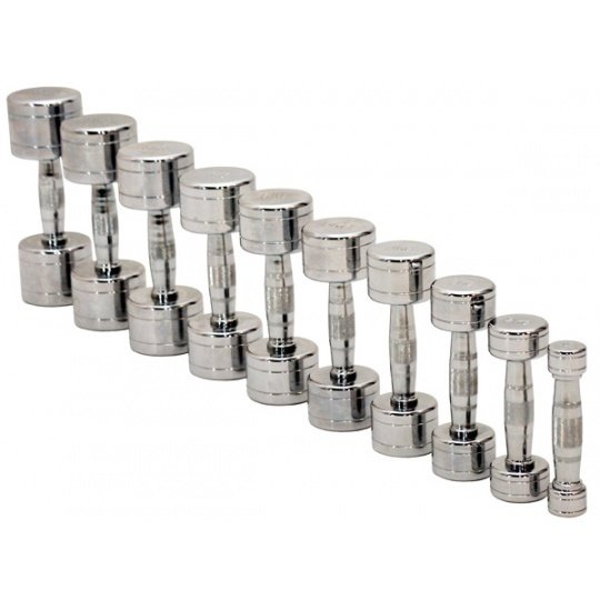 Hantelset Krom 1-10 kg Hantelset Krom 1-10 kg
