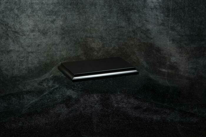 Wooden Base Black, 105x45x15mm - Sockel - Andrea Wooden Base Black, 105x45x15mm - Sockel - Andrea