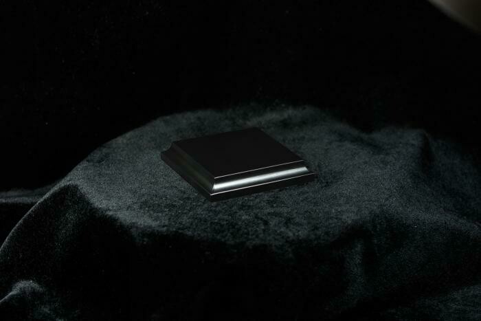 Wooden Base Black, 45x45x15mm - Sockel - Andrea Wooden Base Black, 45x45x15mm - Sockel - Andrea