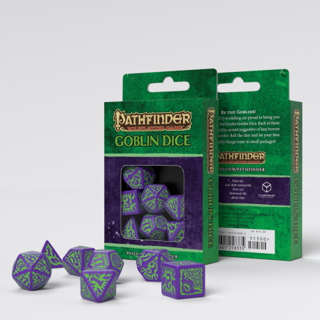 Pathfinder Würfel Set Goblin Dice (7) - Q-Workshop Pathfinder Würfel Set Goblin Dice (7) - Q-Workshop