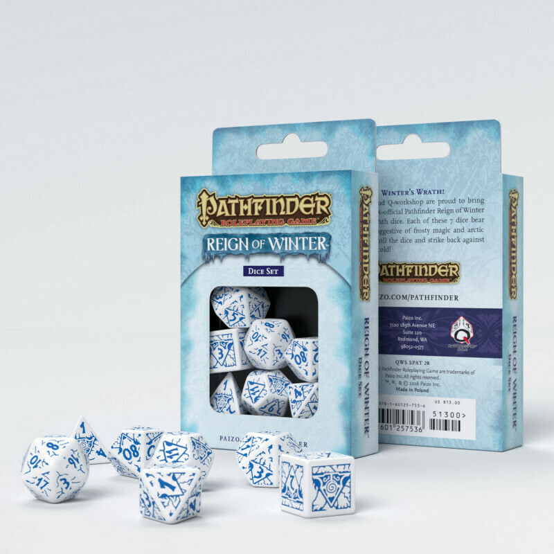 Pathfinder Würfel Set Reign of Winter (7) - Q-Workshop Pathfinder Würfel Set Reign of Winter (7) - Q-Workshop