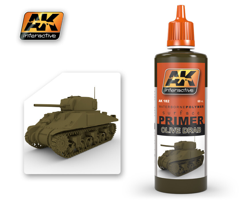Olive Drab Primer - AK Interactive Olive Drab Primer - AK Interactive