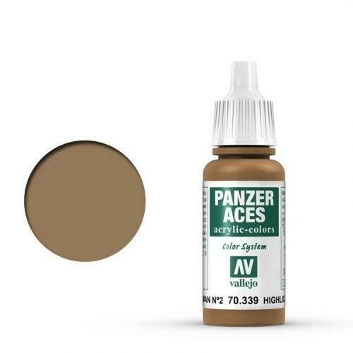 039 Highlight German II (Feldgrau) 17 ml - Panzer Aces - Vallejo 039 Highlight German II (Feldgrau) 17 ml - Panzer Aces - Vallejo