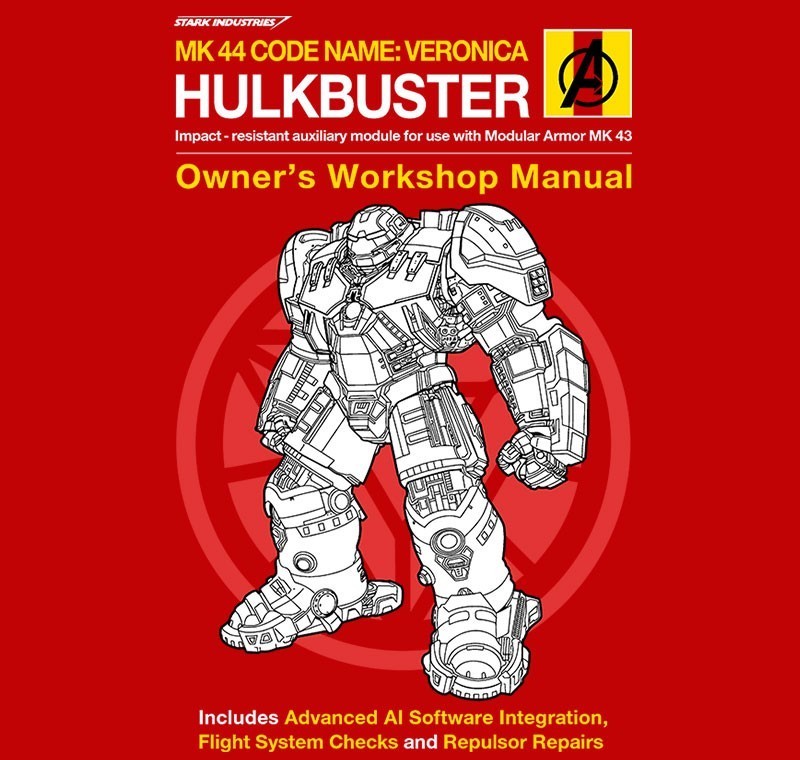 Hulkbuster Manual - Ladies - M - Shirt Hulkbuster Manual - Ladies - M - Shirt