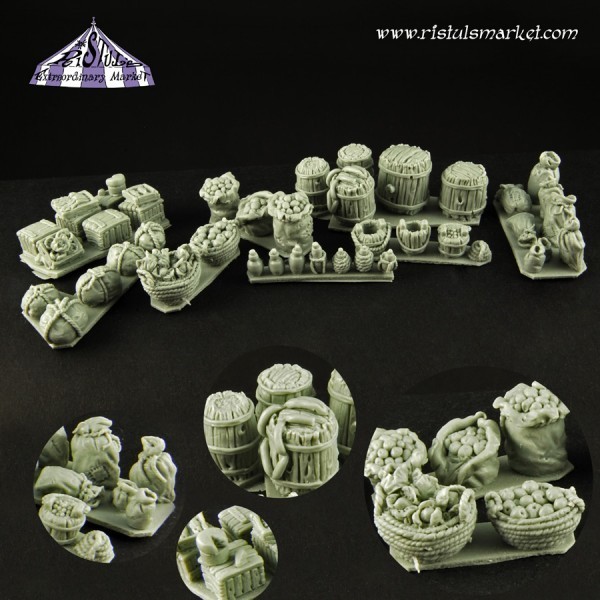 Food Supplies Basing Kit - Scenics - Ristul Food Supplies Basing Kit - Scenics - Ristul