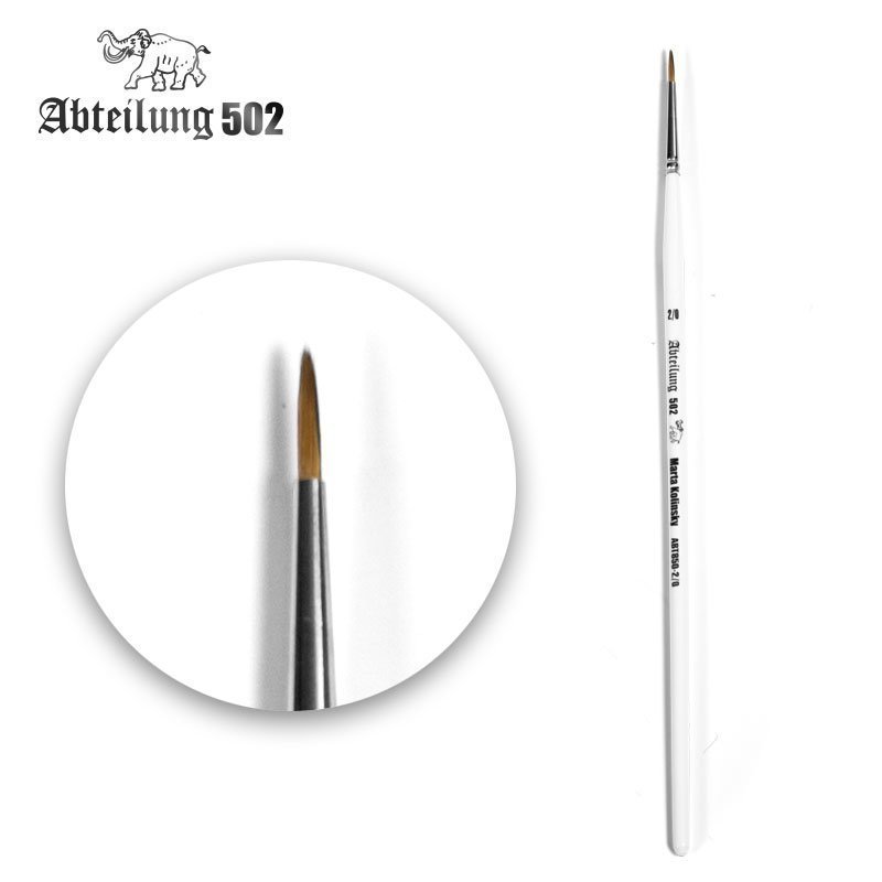 ABT-Marta-Kolinsky-Round-Brush-00 - Abteilung 502 Pinsel ABT-Marta-Kolinsky-Round-Brush-00 - Abteilung 502 Pinsel