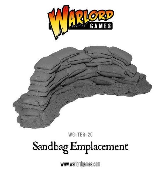 Sandbag Emplacement - Warlord Games Sandbag Emplacement - Warlord Games