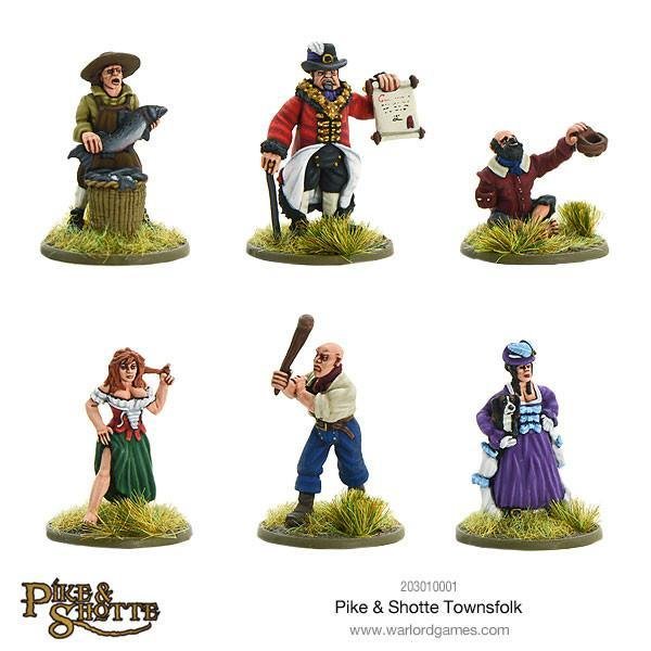 Townsfolk Stadtbewohner - Pike & Shotte - Warlord Games Townsfolk Stadtbewohner - Pike & Shotte - Warlord Games