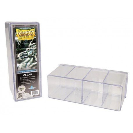 Dragon Shield 4 Compartment Storage Box Clear Dragon Shield 4 Compartment Storage Box Clear