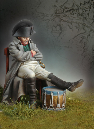 Napoleon at Borodino, 1812 - 54mm - Andrea Miniatures Napoleon at Borodino, 1812 - 54mm - Andrea Miniatures