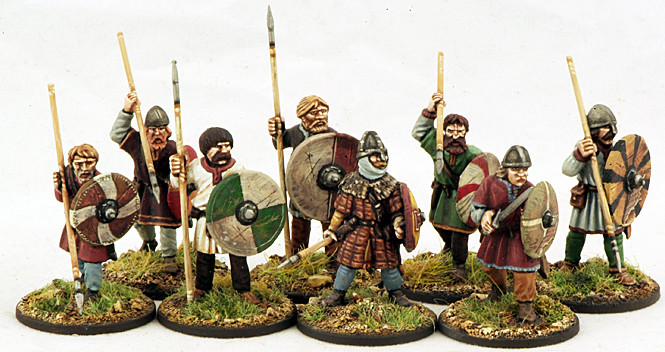 Anglo-Danish Ceorls (Warriors) (8) 1 pt - SAGA - Anglodänen Anglo-Danish Ceorls (Warriors) (8) 1 pt - SAGA - Anglodänen