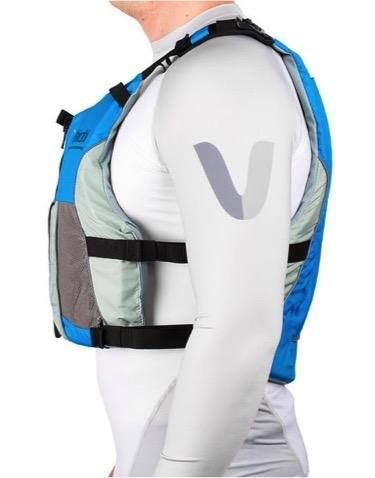 Vaikobi V3 OCEAN RACING PFD- CYAN-GREY