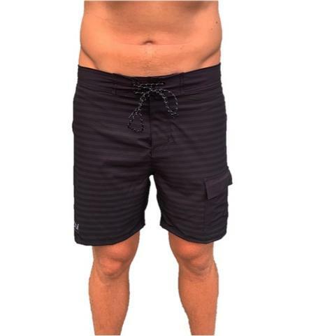 VAIKOBI PADDLE BOARD SHORTS-BLACK/GREY 00201