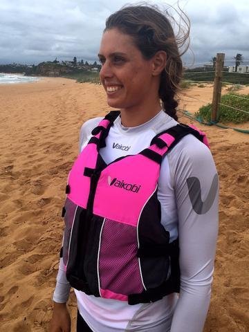 Vaikobi LIMITED EDITION OCEAN RACING PFD - PINK/GREY