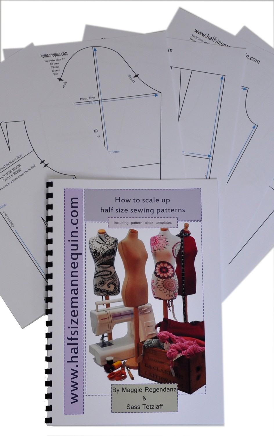 How to scale up half size patterns booklet (Including a set of half size basic blocks) How to scale up half size patterns booklet (Including a set of half size basic blocks)
