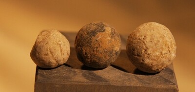 JUST ADDED ON 8/8 - THE BATTLE OF ANTIETAM / MILLER'S CORNFIELD - Three Small Lead Case Shot from Artillery Shells - Found between 1975 and 1979 JUST ADDED ON 8/8 - THE BATTLE OF ANTIETAM / MILLER'S CORNFIELD - Three Small Lead Case Shot from Artillery Shells - Found between 1975 and 1979