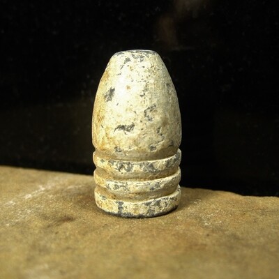 JUST ADDED ON 5/20 - BATTLE OF GETTYSBURG / THE VALLEY OF DEATH / ROSENSTEEL COLLECTION - .54 Caliber Bullet - Probably Confederate - found by Ellwood Cullison JUST ADDED ON 5/20 - BATTLE OF GETTYSBURG / THE VALLEY OF DEATH / ROSENSTEEL COLLECTION - .54 Caliber Bullet - Probably Confederate - found by Ellwood Cullison