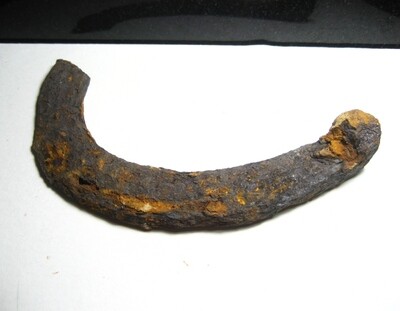 JUST ADDED ON 7/1 - BATTLE OF GETTYSBURG / WEST CONFEDERATE AVENUE (SEMINARY RIDGE) / ROSENSTEEL COLLECTION - Most of a Horseshoe found by Ellwood Cullison - Not Much Left from This Location JUST ADDED ON 7/1 - BATTLE OF GETTYSBURG / WEST CONFEDERATE AVENUE (SEMINARY RIDGE) / ROSENSTEEL COLLECTION - Most of a Horseshoe found by Ellwood Cullison - Not Much Left from This Location