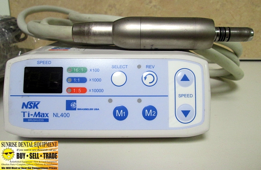 NSK Ti-Max NL400U Electric Handpiece Motor - Portable System *Used