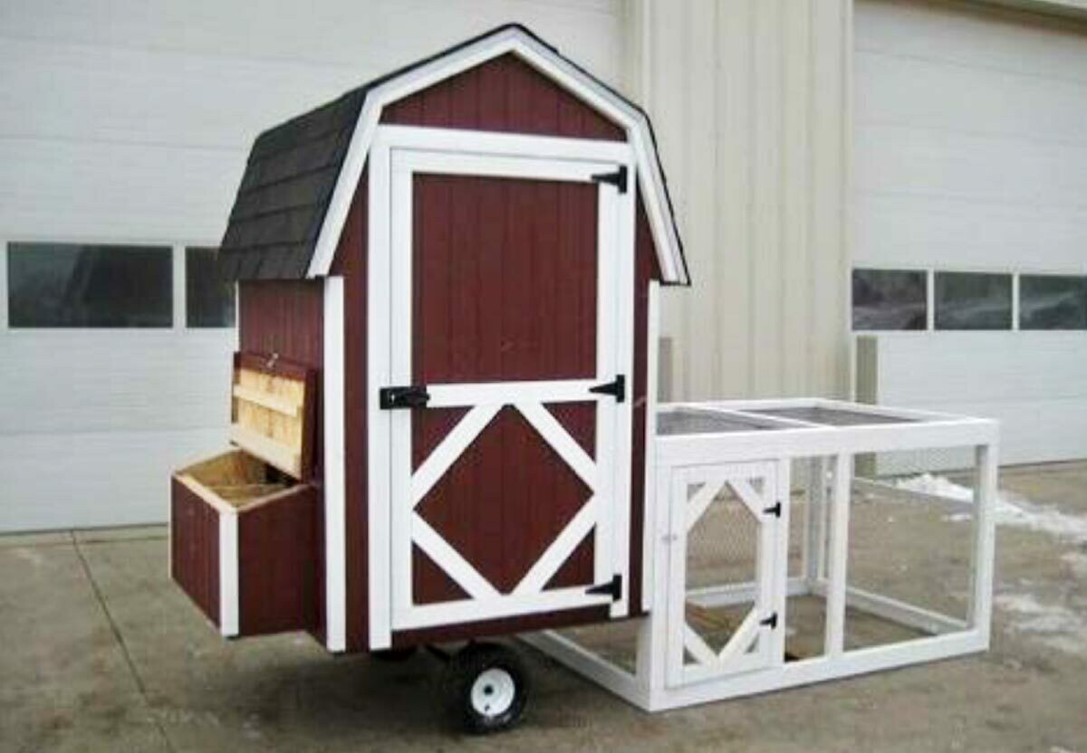 4x4 Gambrel Barn Run Coop Kit 4x4 Gambrel Barn Run Coop Kit