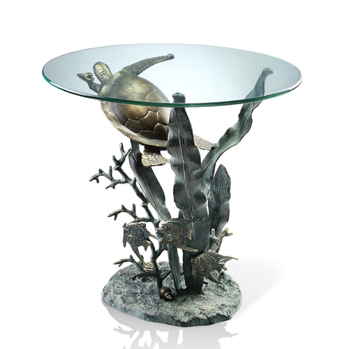 DESIGNER TABLE-SEA TURTLE IN KELP DESIGNER TABLE-SEA TURTLE IN KELP