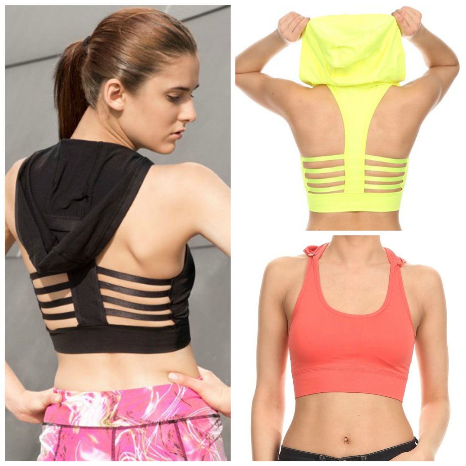 sports bra hoodie