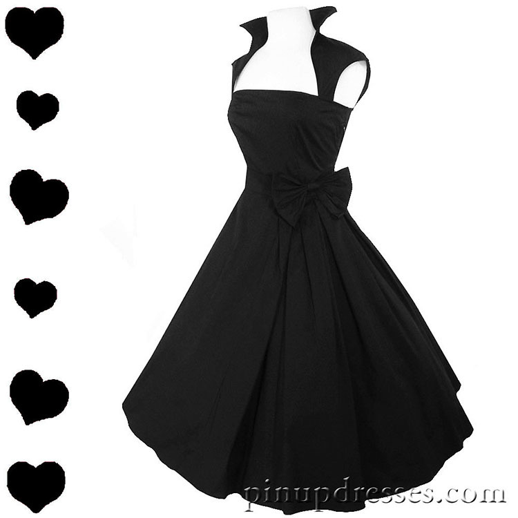 full skirt dress 50s style