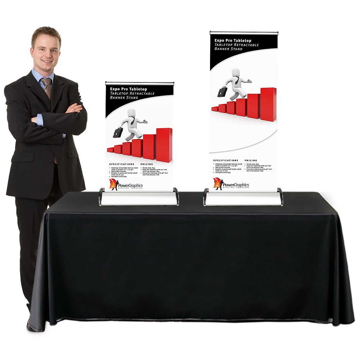 Retractable Table Banner Design & Printing Retractable Table Banner Design & Printing