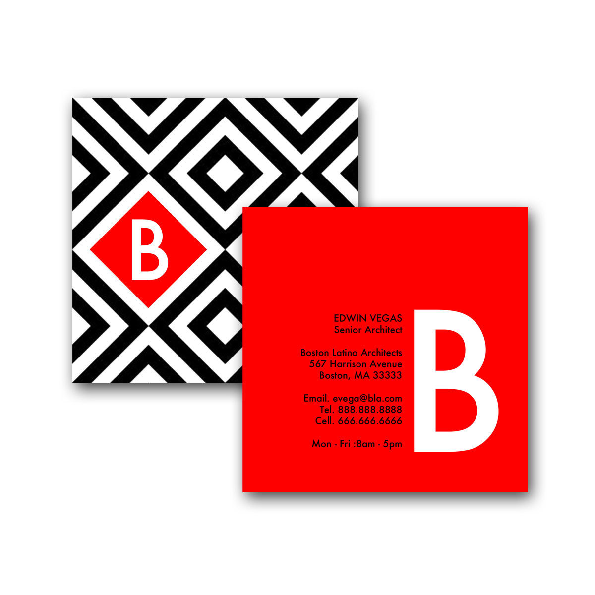 Square Business Card Printing Square Business Card Printing