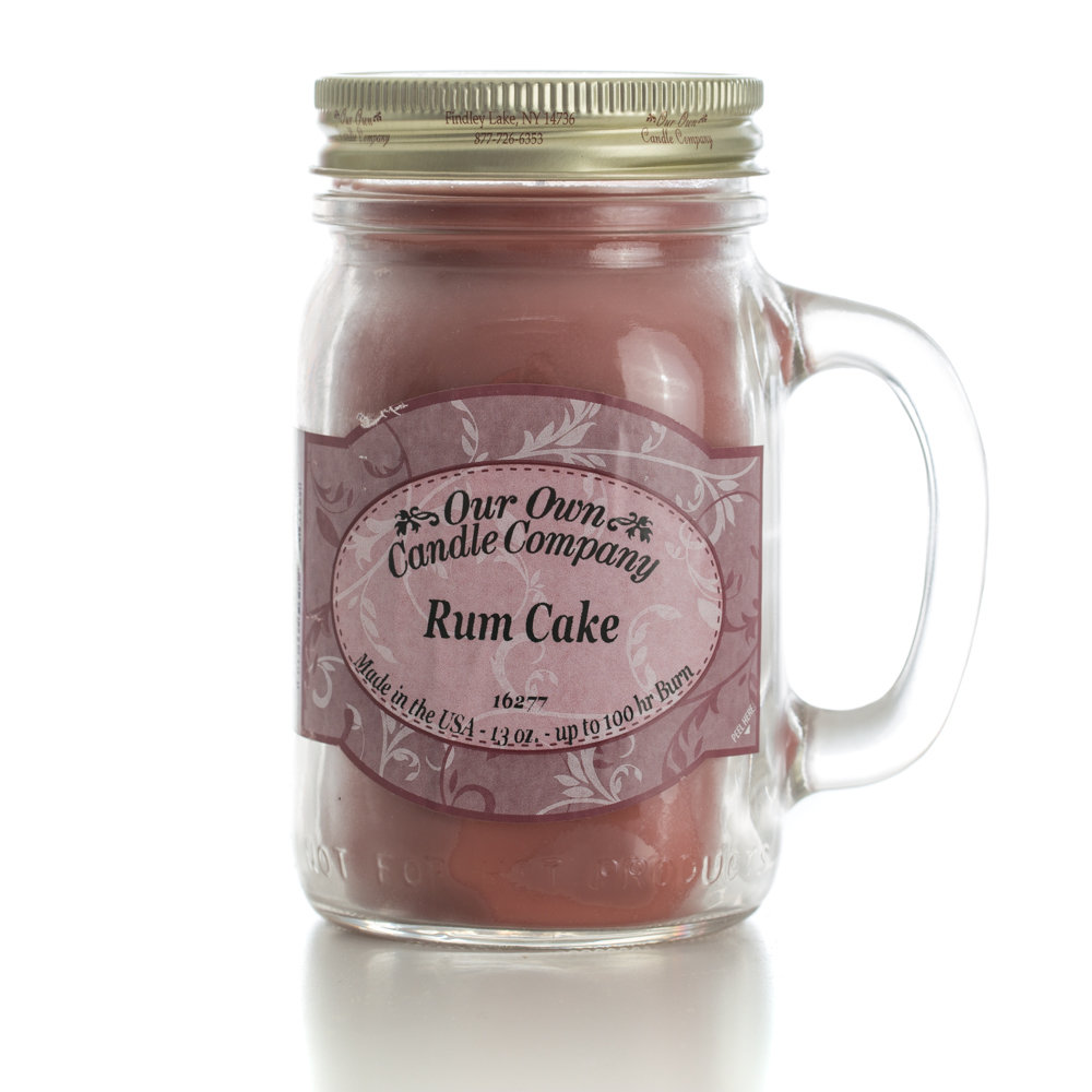 Rum Cake Mason Jar Candle