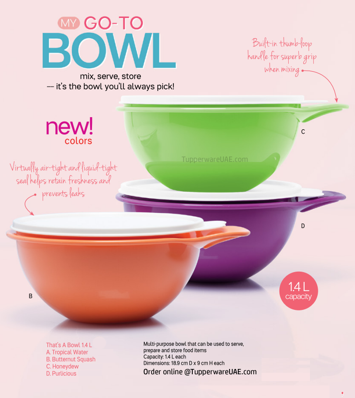 Tupperware That's A Bowl 1.4L 1pc