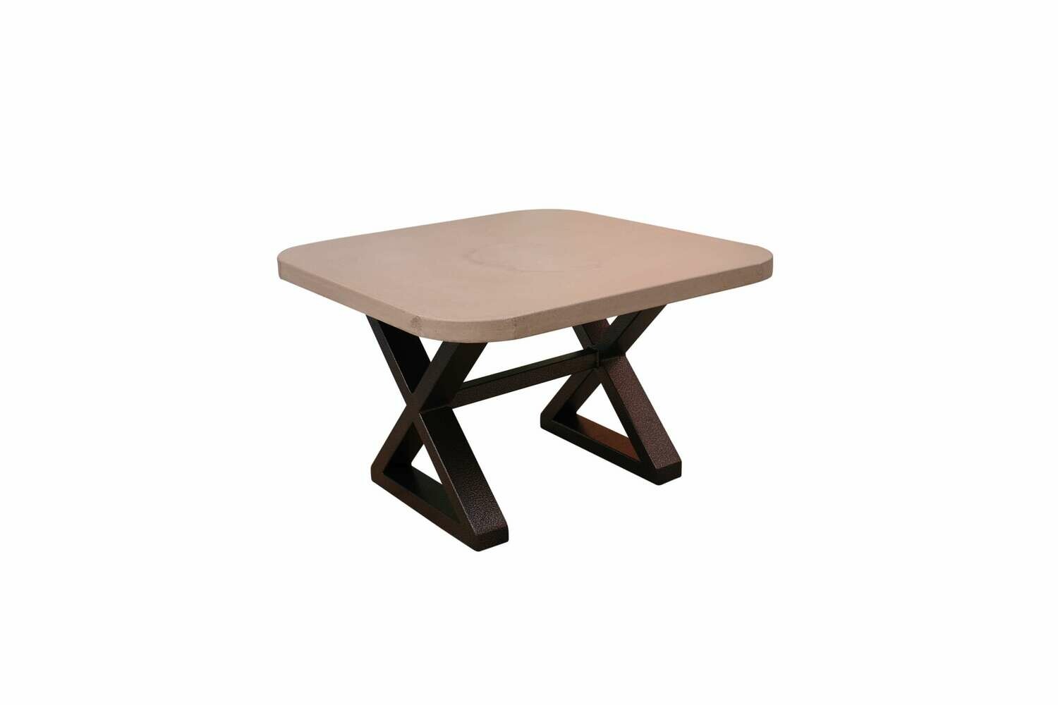Concrete & Metal Scround Cocktail or Cornor Table Concrete & Metal Scround Cocktail or Cornor Table
