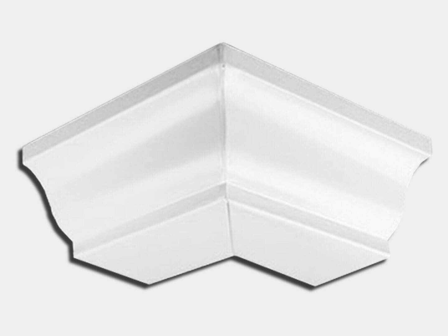 Aluminum 0.032" Kynar KStyle Gutter Outside Miter KM Shop K&M Sheet Metal and Gutter