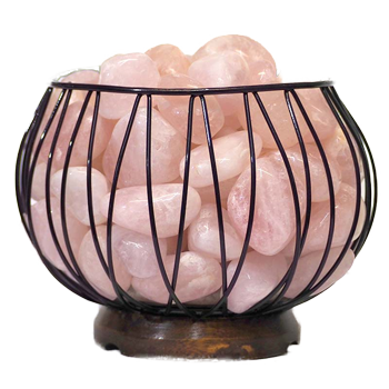 Rose Quartz Crystal Gemstones Lamp Rose Quartz Crystal Gemstones Lamp