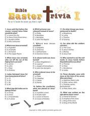 Printable Bible Games Trivia Church Sunday School Games