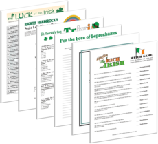 Printable St. Patrick's Games from Print Games Now
