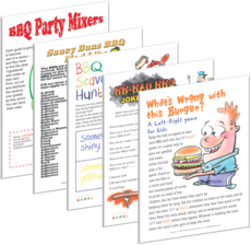 Printable party games for picnic or bbq