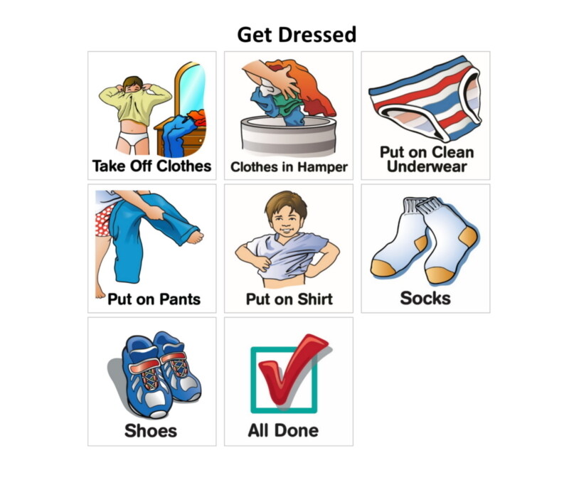 Get Dressed Sequence Get Dressed Sequence
