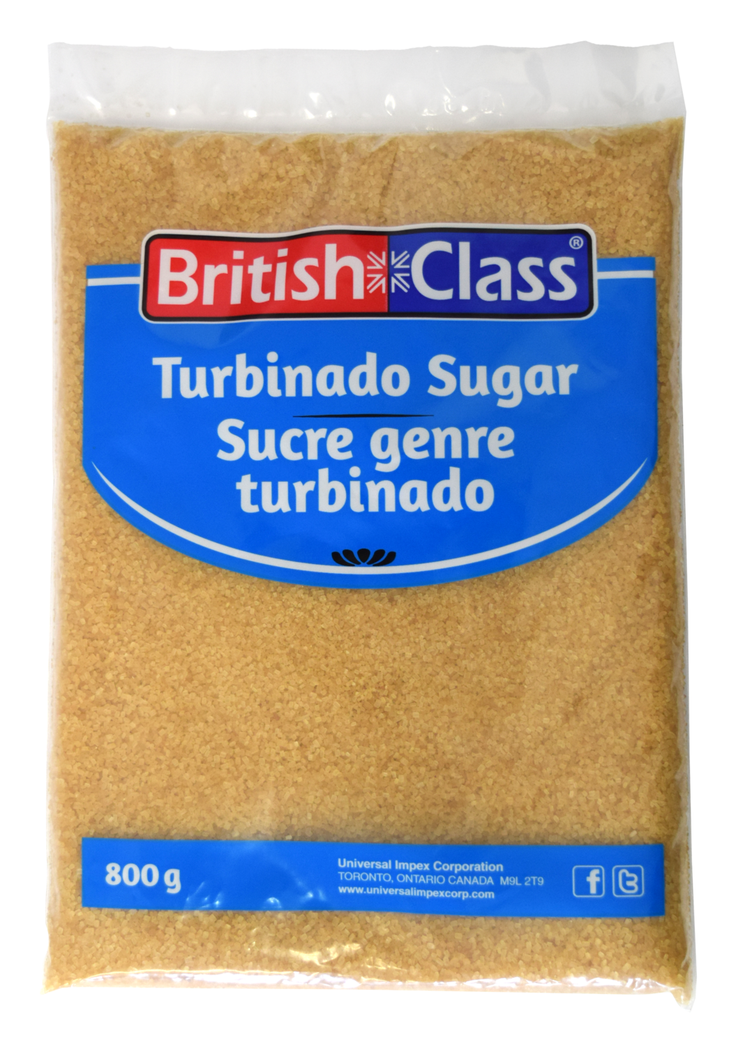 British Class Turbinado Sugar 800g